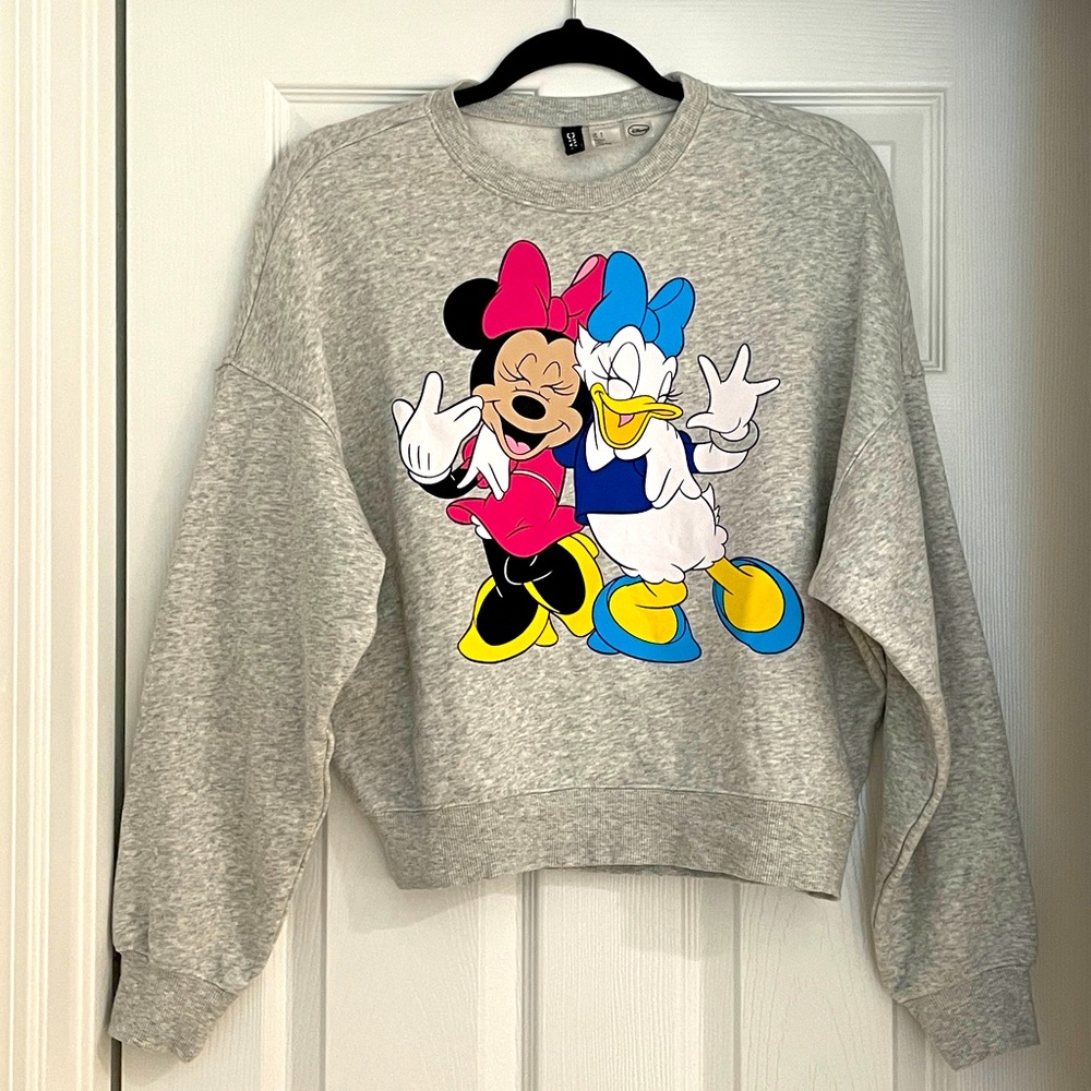 Disney Minnie Mouse & Daisy Duck Grey Sweatshirt